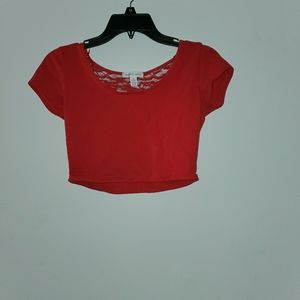 Ambiance Apparel Essential Coral Pink Short Sleeve